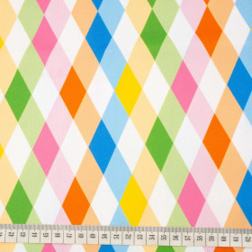 COLORFUL BANDS - Waterproof woven fabric