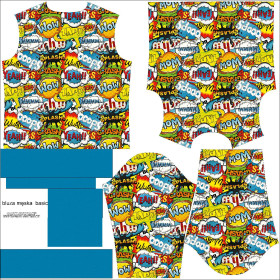 MEN’S SWEATSHIRT (OREGON) BASIC - COMIC BOOK - sewing set