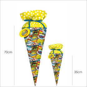 First Grade Candy Cone - COMIC BOOK - sewing set