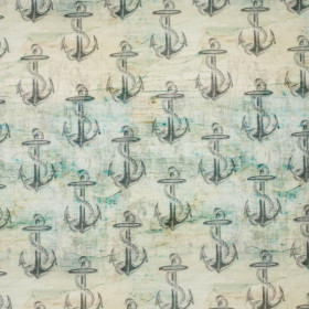 ANCHORS pat. 1 (SEA ABYSS)  - looped knit fabric