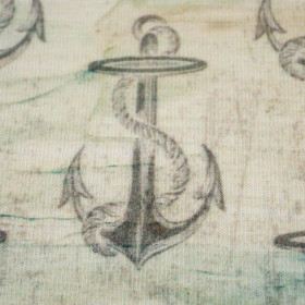 ANCHORS pat. 1 (SEA ABYSS)  - looped knit fabric