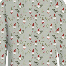 Longsleeve - DWARFS AND FERN (FOREST DWARFS) /LIGHT KHAKI - sewing set