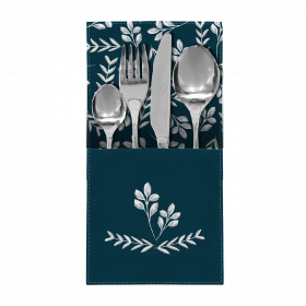 NAPKINS AND RUNNER - SMALL LEAVES pat. 2 - sewing set
