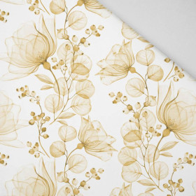 FLOWERS pattern no. 4 (gold) - Panama 220g