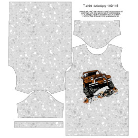 KID’S T-SHIRT - JEEP / TERRAZZO - single jersey