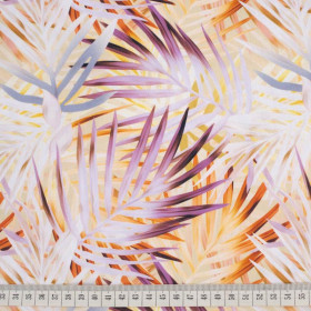 PALM LEAVES pat. 2 (gold) - Waterproof woven fabric