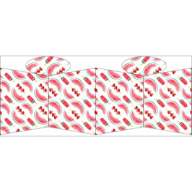 TOTE BAG - ICE CREAM AND WATERMELONS - sewing set