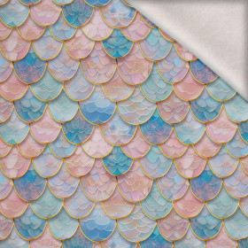 FISH SCALES wz. 2 - brushed knitwear with elastane ITY