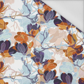 MAGNOLIAS pat. 2 (colorful) - Waterproof woven fabric