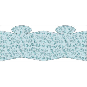 TOTE BAG - JELLYFISH AND CORALS (BLUE PLANET) - sewing set