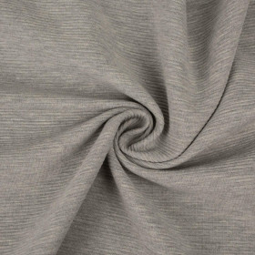 75cm MELANGE LIGHT GREY - OTTOMAN JERSEY