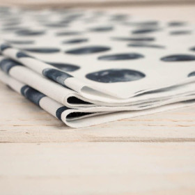 MINI PLANETS (GALACTIC ANIMALS) - looped knit fabric