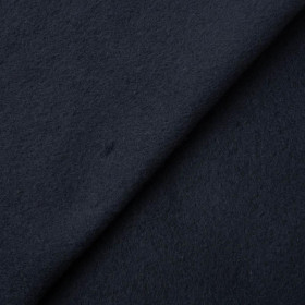 NAVY - Double-sided cotton fleece