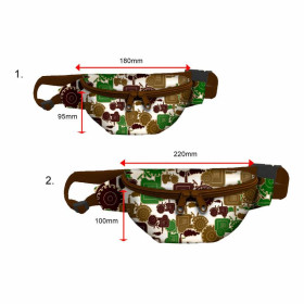 HIP BAG - TRACTOR GREEN / Choice of sizes
