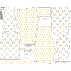 CHILDREN'S PAJAMAS " MIKI" - MAGIC GLASSES (MAGIC SCHOOL) - sewing set