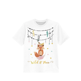 2-PACK - KID’S T-SHIRT - WILD & FREE - sewing set