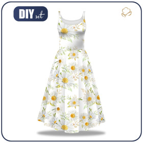 DRESS "ISABELLE" - PASTEL DAISIES PAT. 1 - sewing set