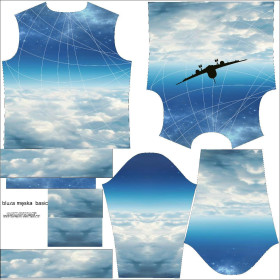 MEN’S SWEATSHIRT (OREGON) BASIC - SKY JOURNEY - looped knit fabric XL