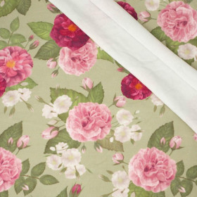 ROSE GARDEN / beige - single jersey with elastane 