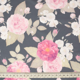 ROSE GARDEN / grey - swimsuit lycra