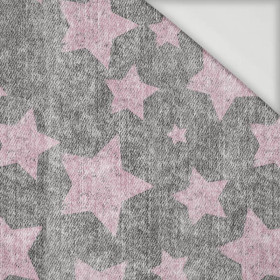 PINK STARS / vinage look jeans (grey) - Viscose jersey