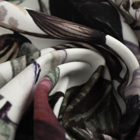 PARADISE FLOWERS - looped knit SP250