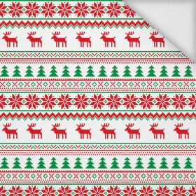 REINDEERS PAT. 2 /  red- green - looped knit 