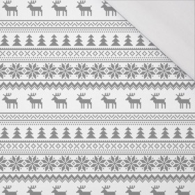 REINDEERS PAT. 2 / light grey - single jersey with elastane 