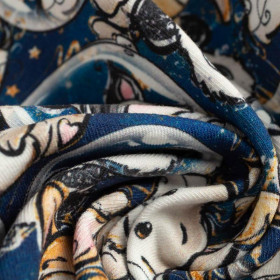 SPACE CUTIES MIX (CUTIES IN THE SPACE) - looped knit fabric