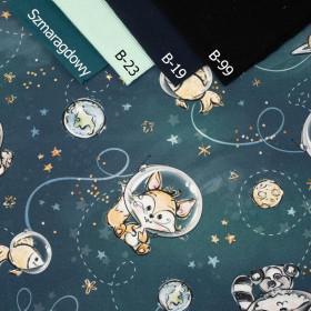 SPACE CUTIES pat. 3 (CUTIES IN THE SPACE) - looped knit fabric