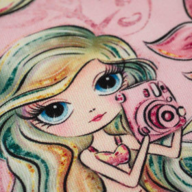 MERMAIDS MIX - looped knit fabric