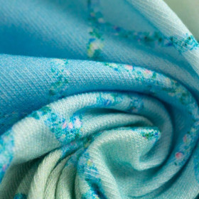 RAINBOW OCEAN pat. 4 - looped knit fabric