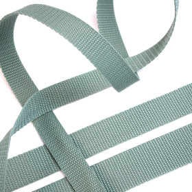 Webbing tape - dirty mint / Choice of sizes
