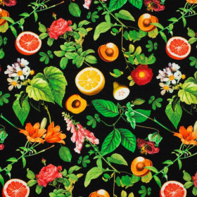 MINI PARADISE FRUITS pat. 2 (PARADISE GARDEN)  - single jersey 