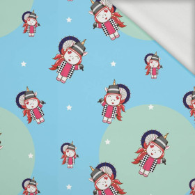 UNICORNS pat. 7 - looped knit fabric