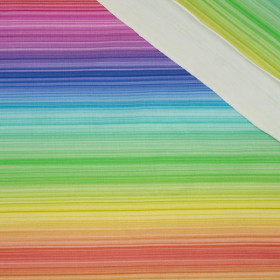 RAINBOW STRIPES pat. 1 - looped knit fabric