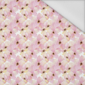 PINK FLOWERS (IN THE MEADOW) - Waterproof woven fabric