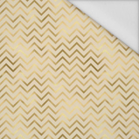 GOLDEN ZIGZAGS (GOLDEN OCEAN) / beige - Waterproof woven fabric