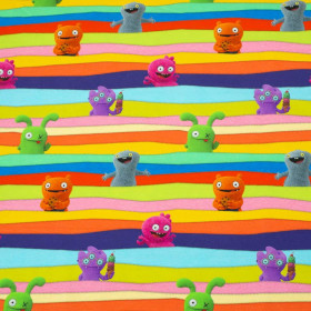 UGLYDOLLS / colorful stripes - single jersey