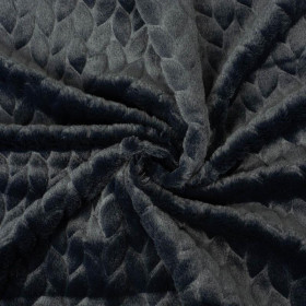 BRAID / navy - CLOTHING FAUX FUR