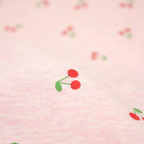 PINK MELANGE / CHERRIES - Summer Loop Jersey