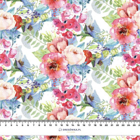 WILD ROSE PAT. 3 (IN THE MEADOW) - Cotton woven fabric