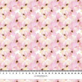 PINK FLOWERS (IN THE MEADOW) - Cotton muslin