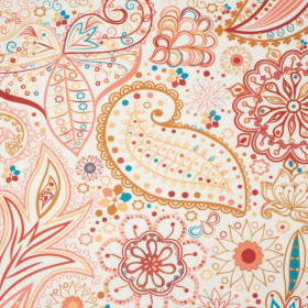 GOLDEN LACE / white - single jersey with elastane 