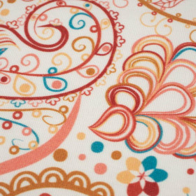 GOLDEN LACE / white - single jersey with elastane 