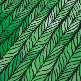 BRAID / green - Waterproof woven fabric