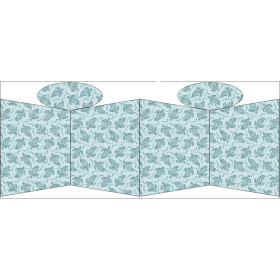 TOTE BAG - TURTLES AND SHOAL (BLUE PLANET) - sewing set