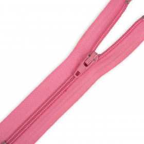 Coil zipper 12cm Closed-end - pink