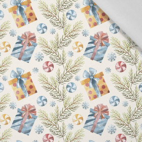 CHRISTMAS PRESENTS / TWIGS (CHRISTMAS SEASON) - Cotton woven fabric