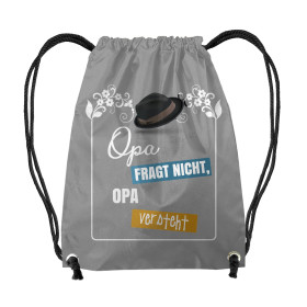 GYM BAG - OPA FRAGT NICHT, OPA VERSTEHT / hat
